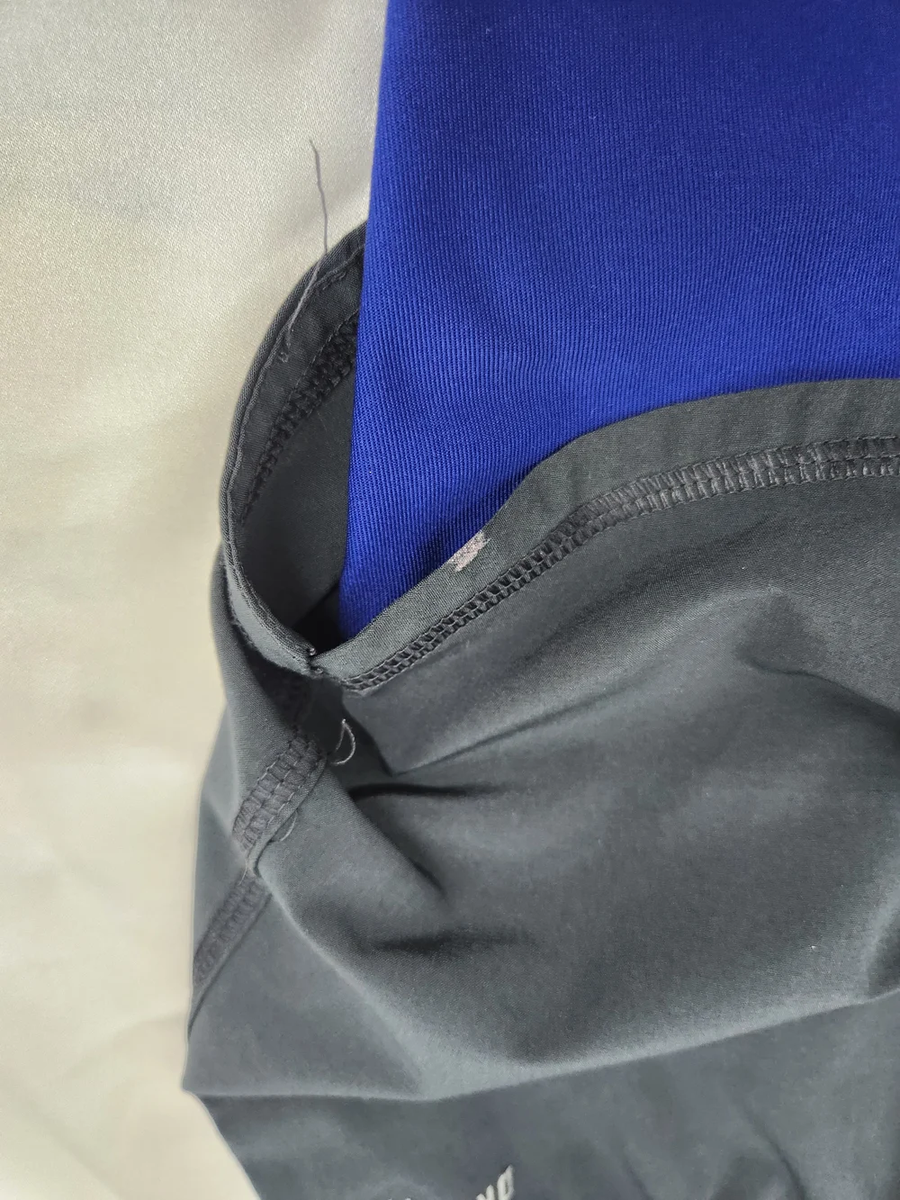 Nike Black Running Shorts with Blue Accent